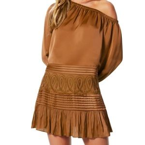 Denali embroidered Chiffin skirt Ramy Brook NWT size 4